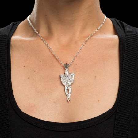 Lord of the Rings replika 1/1 Pendant & Chain Evenstar (Sterling Silver)